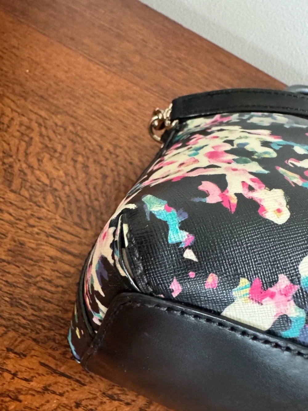 Kate Spade Brightwater Drive Small Rachelle Floral Satchel/Crossbody - EUC